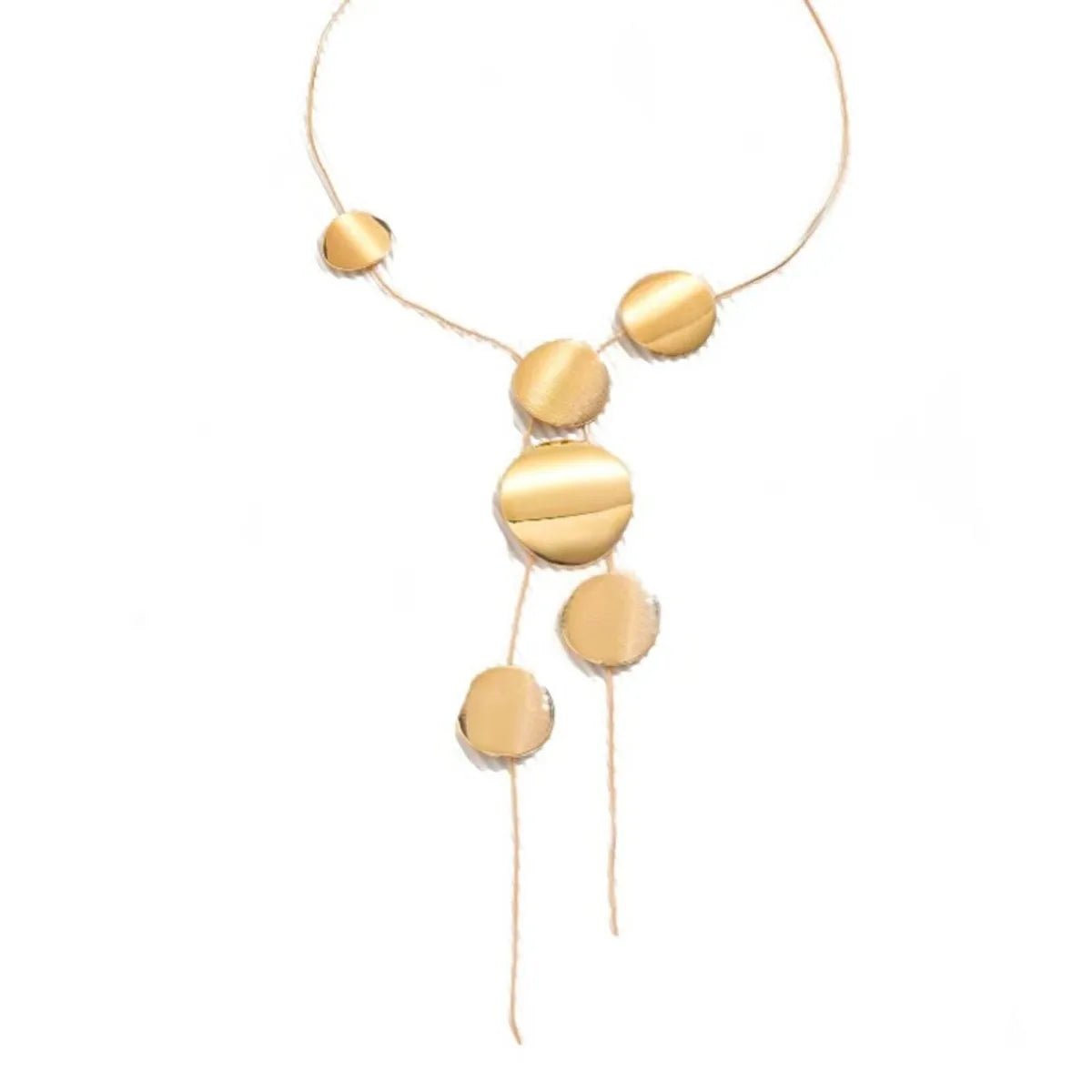 Large Round Long Necklace - LaVie Jewelery