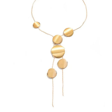 Large Round Long Necklace - LaVie Jewelery