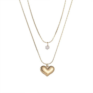 Stainless Steel Double Layer Necklace - LaVie Jewelery