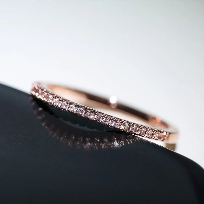 Thin Brilliant Cubic Zircon Rings - LaVie Jewelery