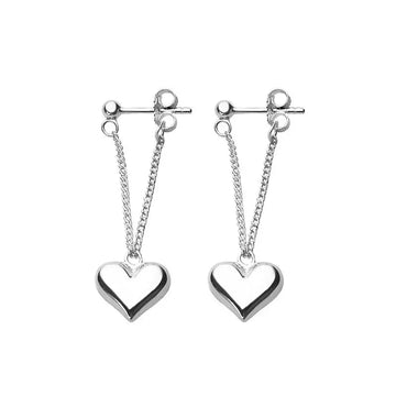 Heart - shaped Hoop Earrings - LaVie Jewelery