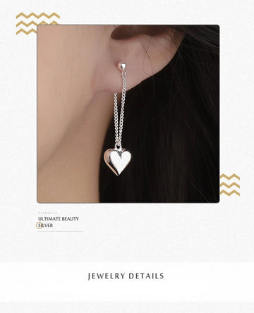 Heart - shaped Hoop Earrings - LaVie Jewelery