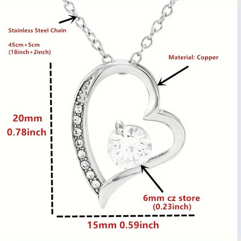 "Eternal Sisterhood" Heart Pendant Necklace - The LaVie Jewelry