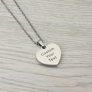 Picture Necklace Personalized for Women,Custom Photo Love Heart Projection Pendant,Customized Valentine's Day gift,gifts for mom - The LaVie Jewelry