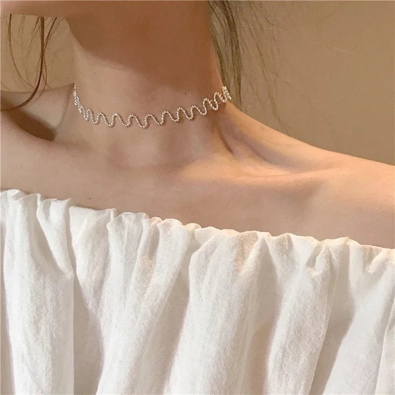 Gold Color New Beads Pearl Choker Necklace - LaVie Jewelery