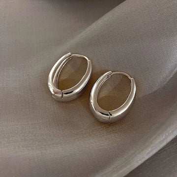 Korean Classic Hoop Earrings - LaVie Jewelery