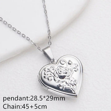 "The Timeless Keepsake" Heart Locket Necklace - LaVie Jewelery