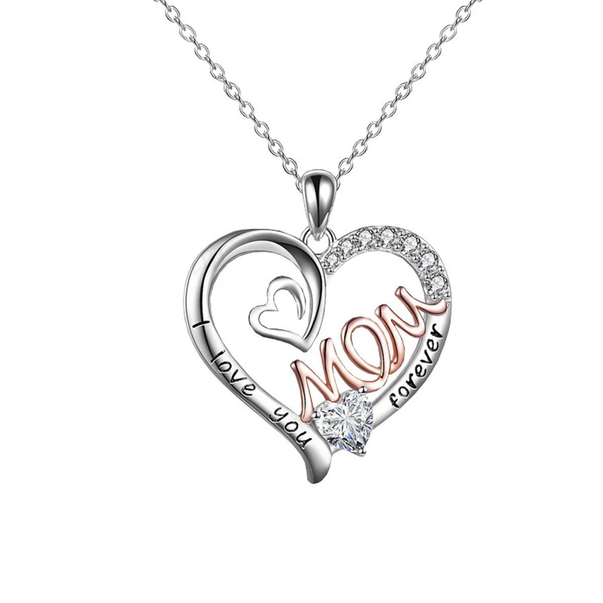 "The Heart of Home" Mom Pendant Necklace - LaVie Jewelery