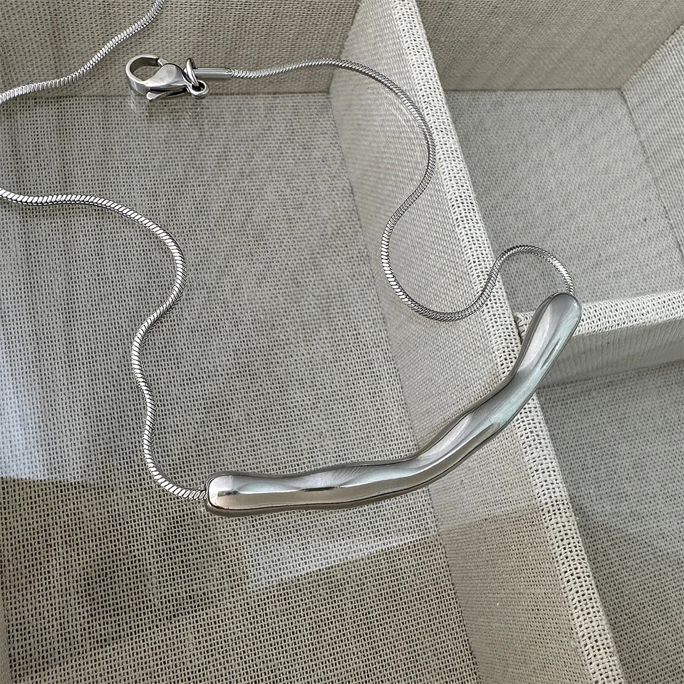 Stainless Steel Collar Bone Chain Short Necklaces - LaVie Jewelery