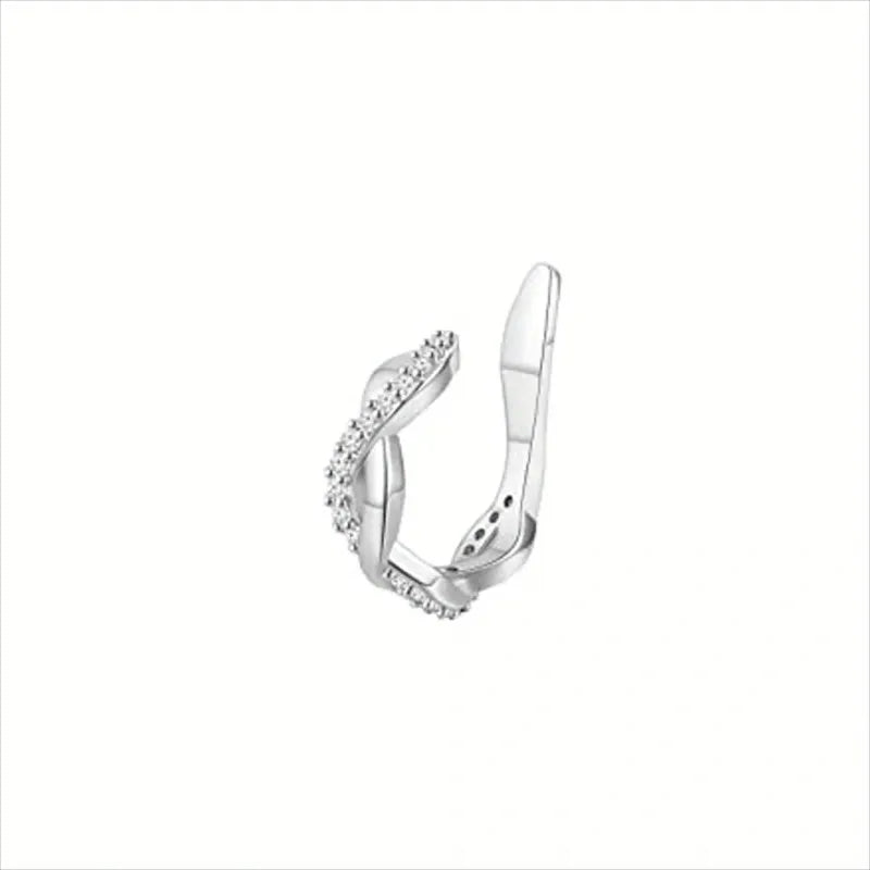 Cute Metal Leaf Earcuff Clips On Earrings - LaVie Jewelery