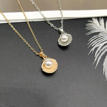 Pearl Shell Pendant Necklace - LaVie Jewelery