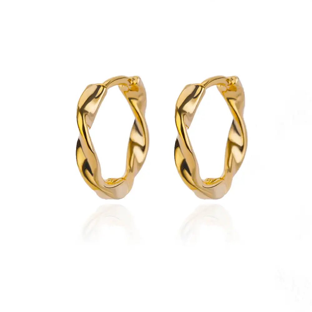Stainless Steel Vintage Elegant Round Hoop Earrings - LaVie Jewelery