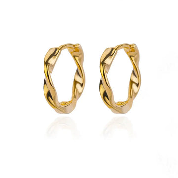 Stainless Steel Vintage Elegant Round Hoop Earrings - LaVie Jewelery
