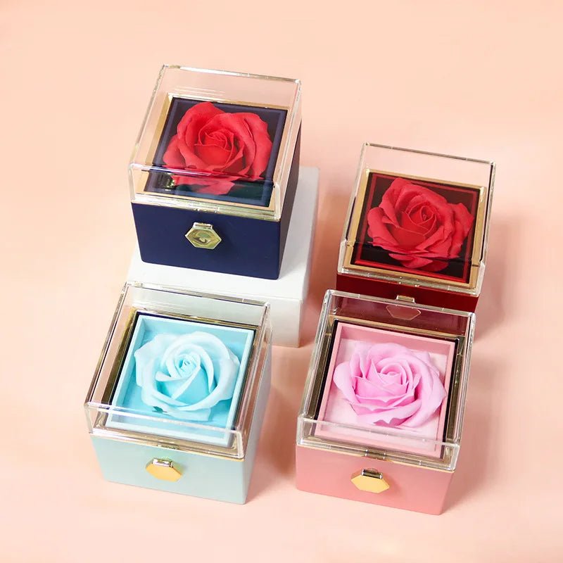 "The Secret Garden" Soap Rose Drawer Gift Box - LaVie Jewelery