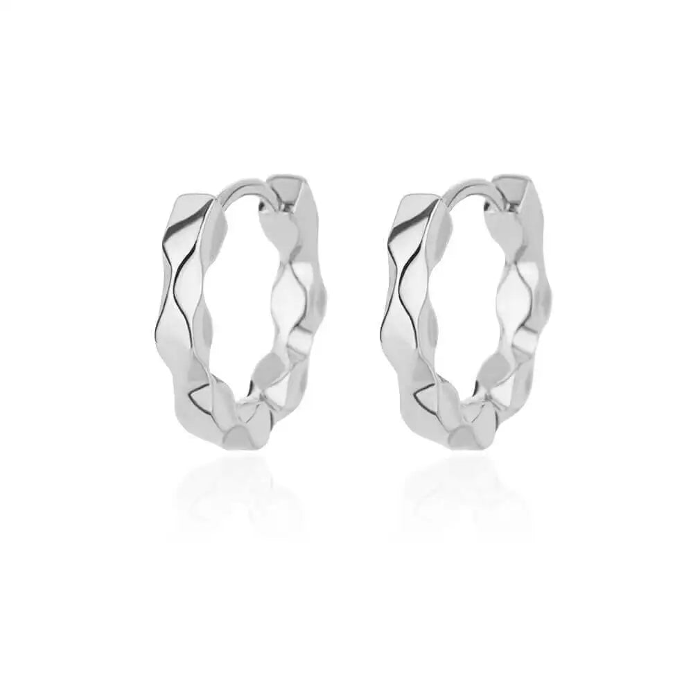 Stainless Steel Vintage Elegant Round Hoop Earrings - LaVie Jewelery