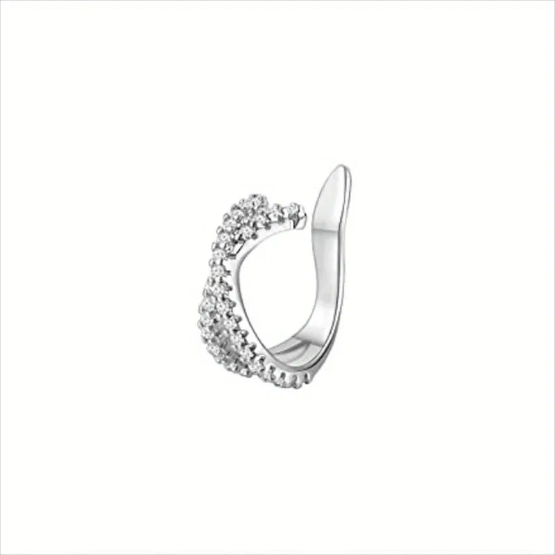 Cute Metal Leaf Earcuff Clips On Earrings - LaVie Jewelery