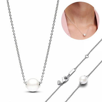 925 Sterling Silver Freshwater Cultured Pearls Collier Pearl Jewelery Set - LaVie Jewelery