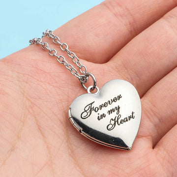 "The Timeless Keepsake" Heart Locket Necklace - LaVie Jewelery