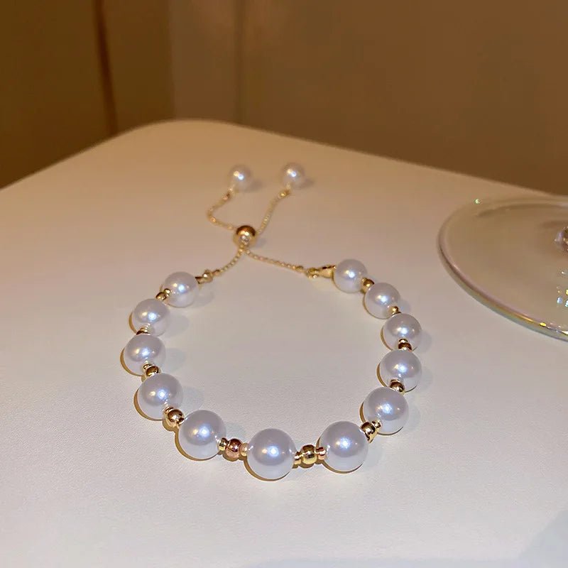 Elegant Charm Pearl Bracelet - LaVie Jewelery