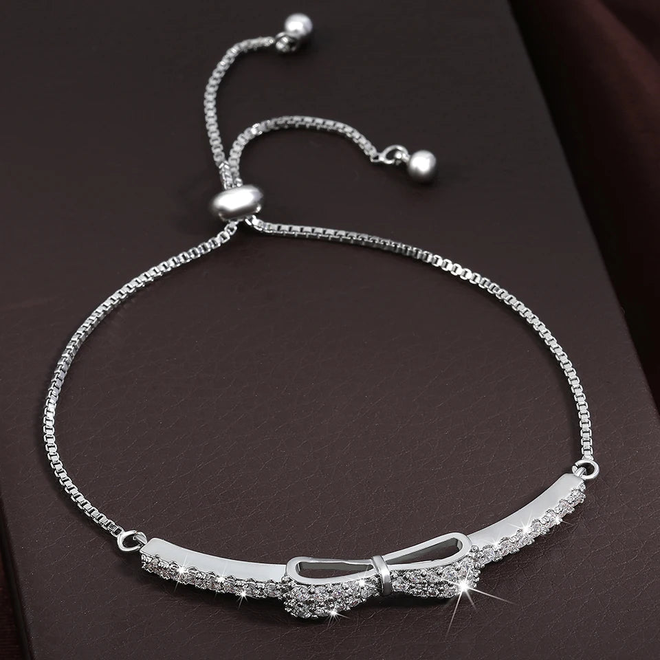 Zirconia Crystal Adjustable Bracelet & Bangle Jewelry - LaVie Jewelery