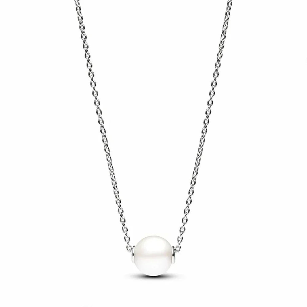 925 Sterling Silver Freshwater Cultured Pearls Collier Pearl Jewelery Set - LaVie Jewelery