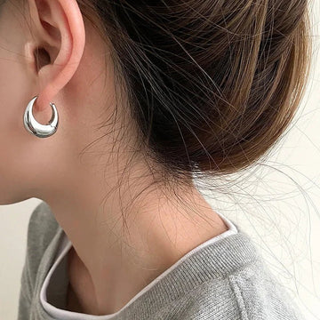 European & American Style Metal Flower Stud Earrings - LaVie Jewelery