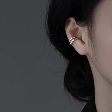 Ear Cuff Non - Piercing Double Layer Ear Clip Earrings - LaVie Jewelery