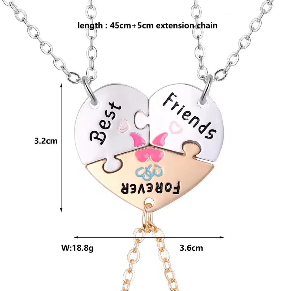 "The Boundless Bond" Friendship & Family Heart Set - The LaVie Jewelry