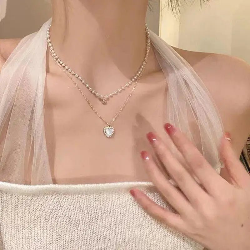 Gold Color New Beads Pearl Choker Necklace - LaVie Jewelery
