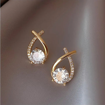 Rhinestone Stud Earrings - LaVie Jewelery