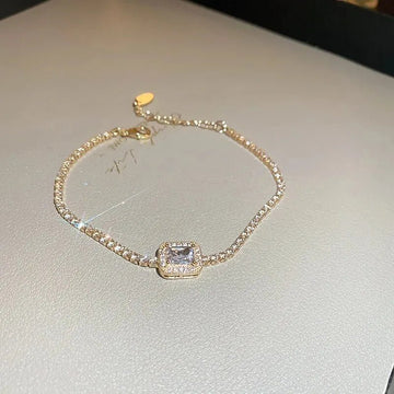 Korea Square Zircon Adjustable Bracelet - LaVie Jewelery