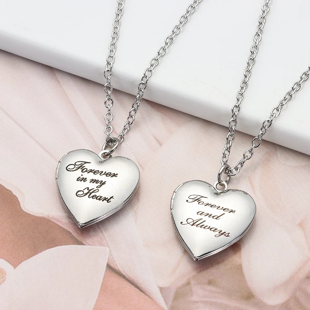 "The Timeless Keepsake" Heart Locket Necklace - LaVie Jewelery