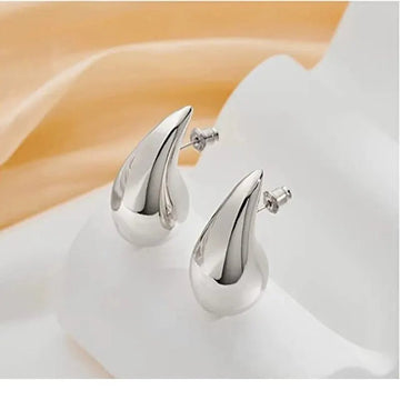 Gold Plated Teardrop Stud Earrings - LaVie Jewelery