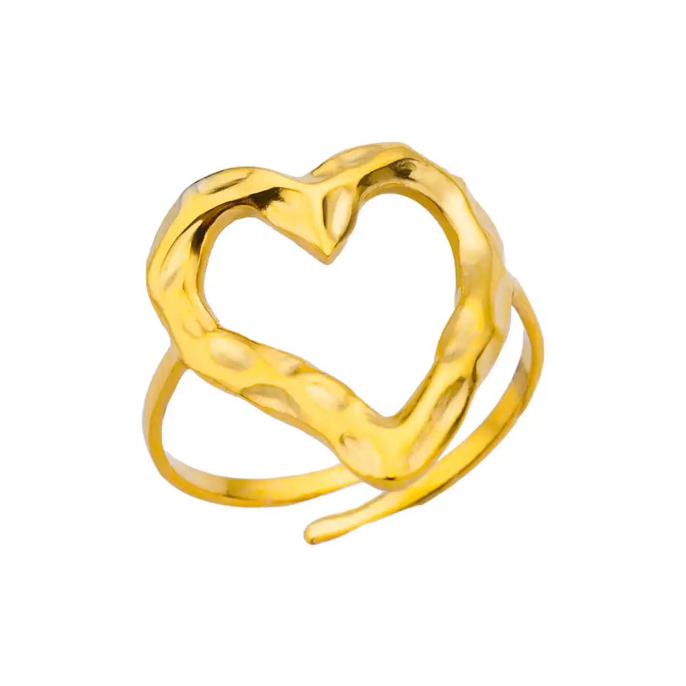 18K Gold Plating Stainless Steel Rings - LaVie Jewelery