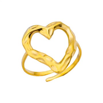 18K Gold Plating Stainless Steel Rings - LaVie Jewelery