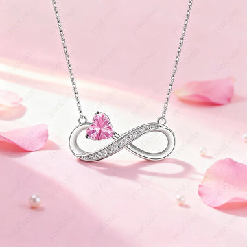 "The Radiant Heart" Red Pendant & Bear Rose Set - LaVie Jewelery