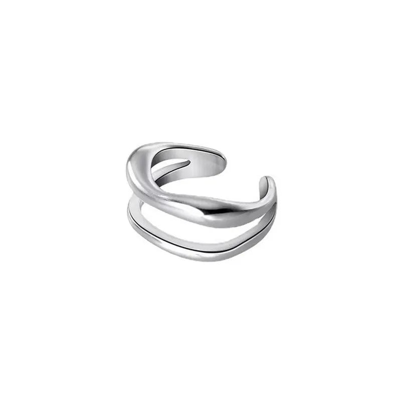 Ear Cuff Non - Piercing Double Layer Ear Clip Earrings - LaVie Jewelery