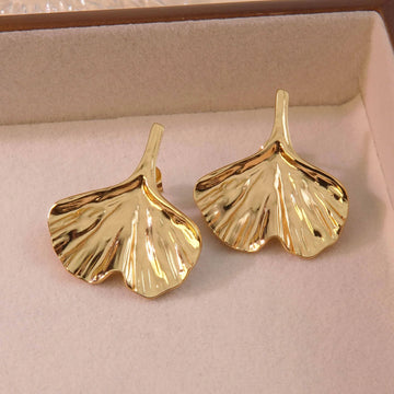 18K Gold Plated Stainless Steel Butterfly Stud Earrings - LaVie Jewelery