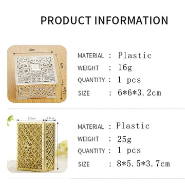 Mini Treasure Storage Jewelry Box Silver - color - LaVie Jewelery