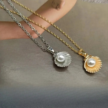 Pearl Shell Pendant Necklace - LaVie Jewelery
