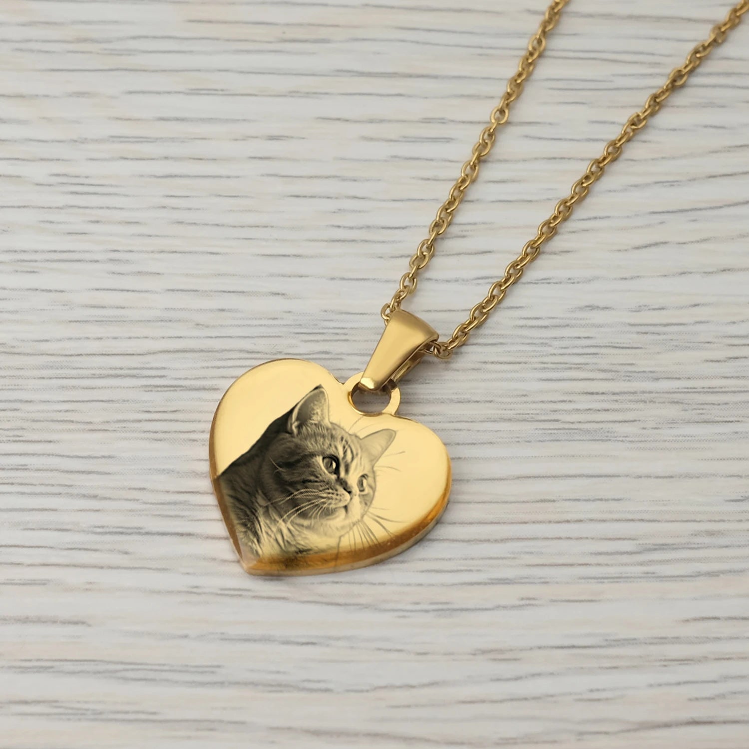 Picture Necklace Personalized for Women,Custom Photo Love Heart Projection Pendant,Customized Valentine's Day gift,gifts for mom - The LaVie Jewelry