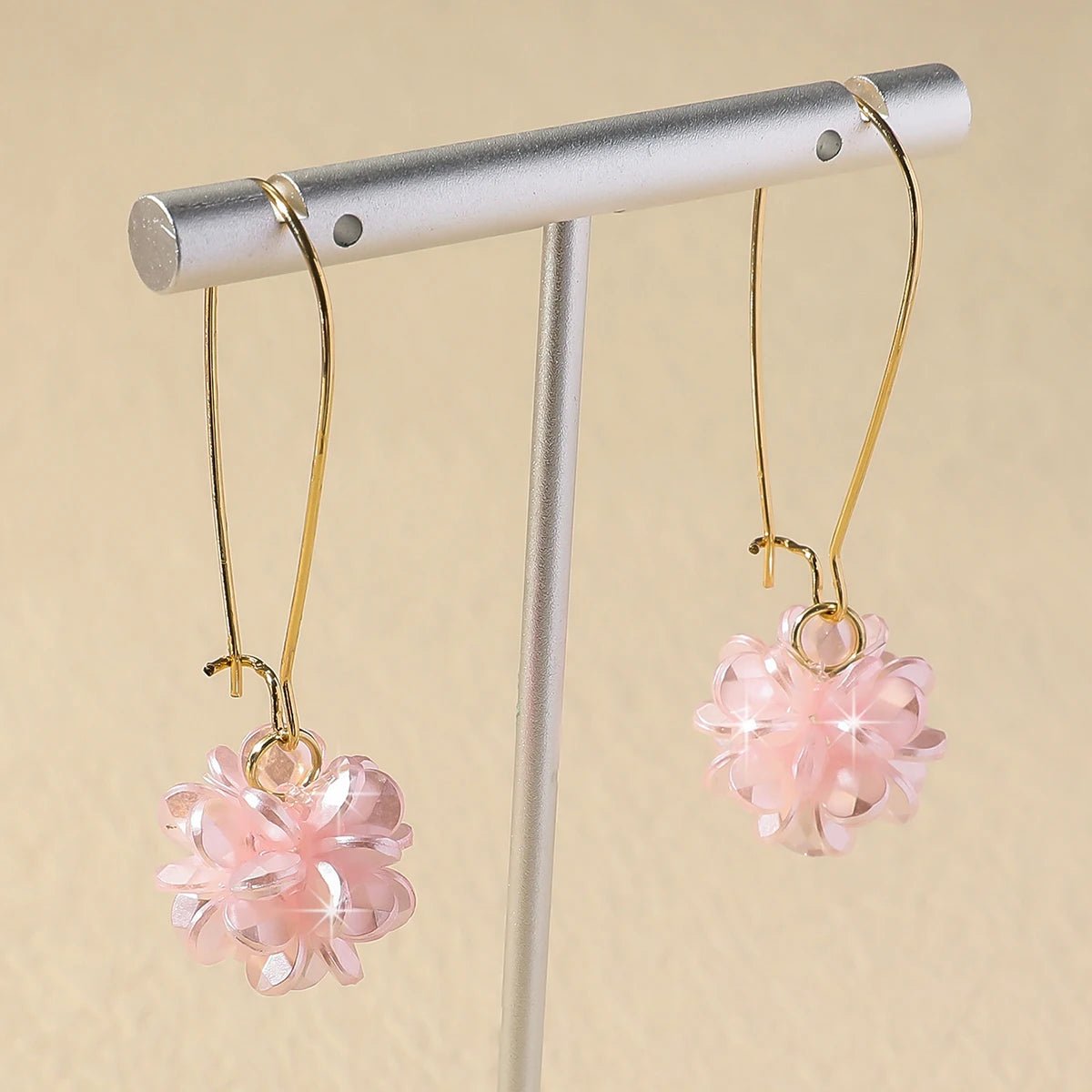 Fashion Trend DIY Pearl Petal Ball Earrings - LaVie Jewelery