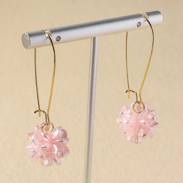 Fashion Trend DIY Pearl Petal Ball Earrings - LaVie Jewelery