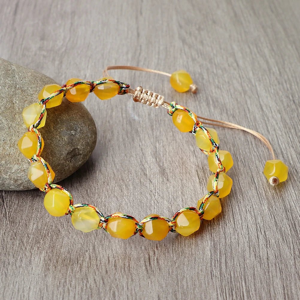 Hot Natural Stone Amethysts Bracelet - LaVie Jewelery