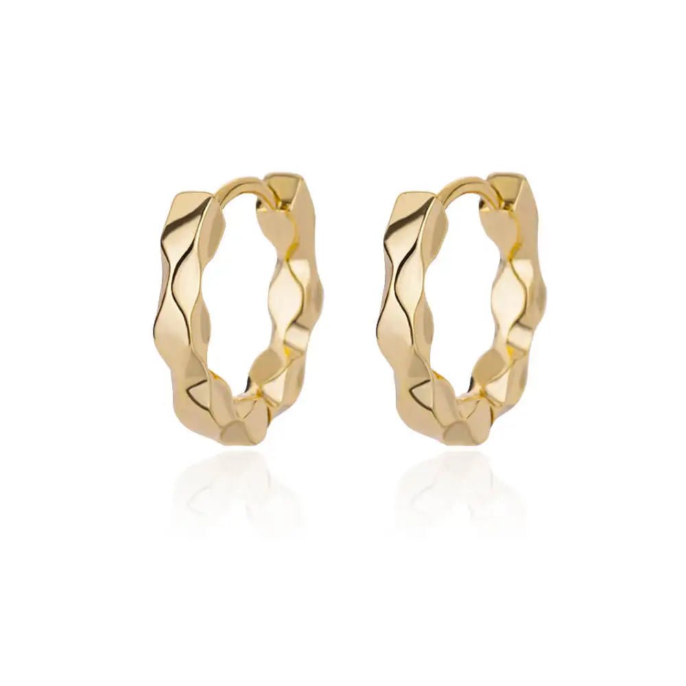 Stainless Steel Vintage Elegant Round Hoop Earrings - LaVie Jewelery
