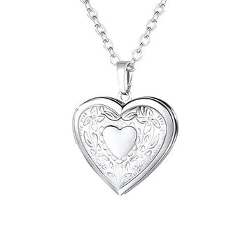 "The Timeless Keepsake" Heart Locket Necklace - LaVie Jewelery