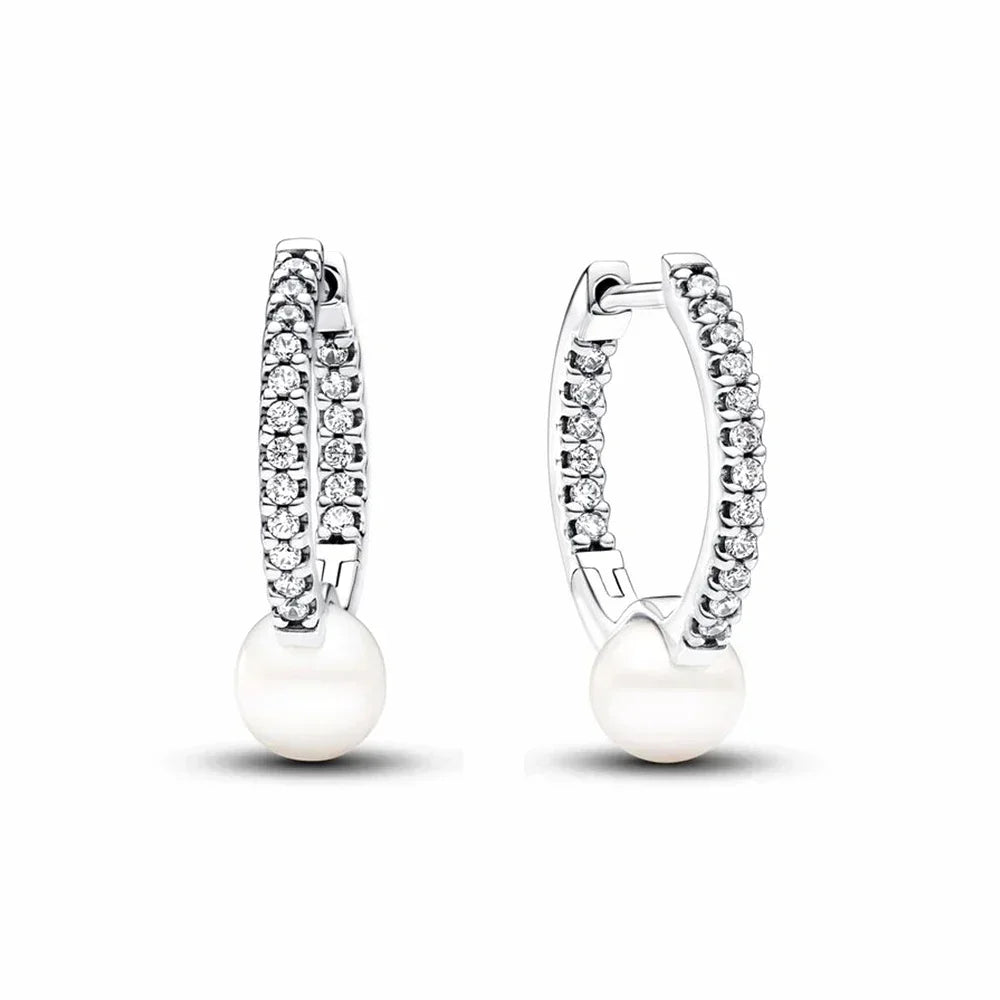 925 Sterling Silver Freshwater Cultured Pearls Collier Pearl Jewelery Set - LaVie Jewelery
