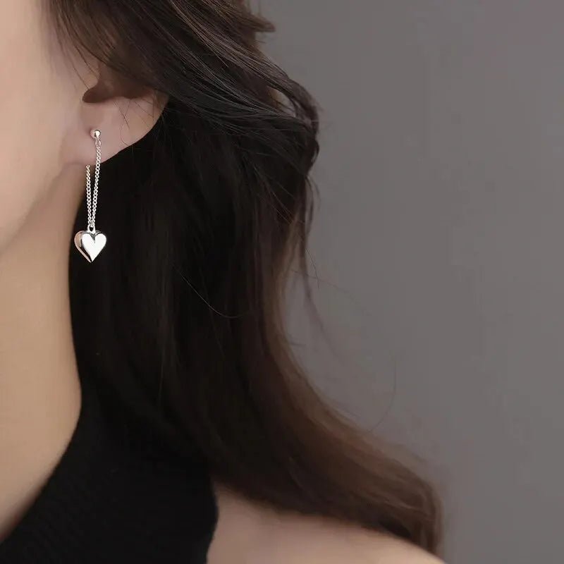Heart - shaped Hoop Earrings - LaVie Jewelery