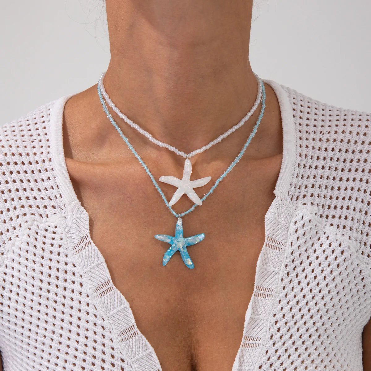 Multi layered Star Fish Rope Chain - LaVie Jewelery