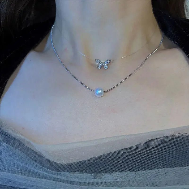 Gold Color New Beads Pearl Choker Necklace - LaVie Jewelery
